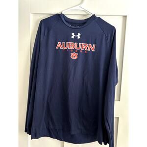 Auburn Under Armour Long Sleeve Shirt Size L